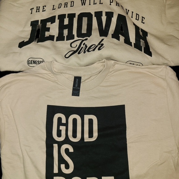 God Is Dope Jehovah Jireh Hoodie + Tee Bundle Medium Sand Limited - Picture 2 of 5